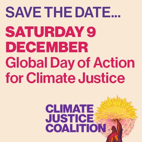 Glodal Day of Action for Climate Justice 9th Dec
