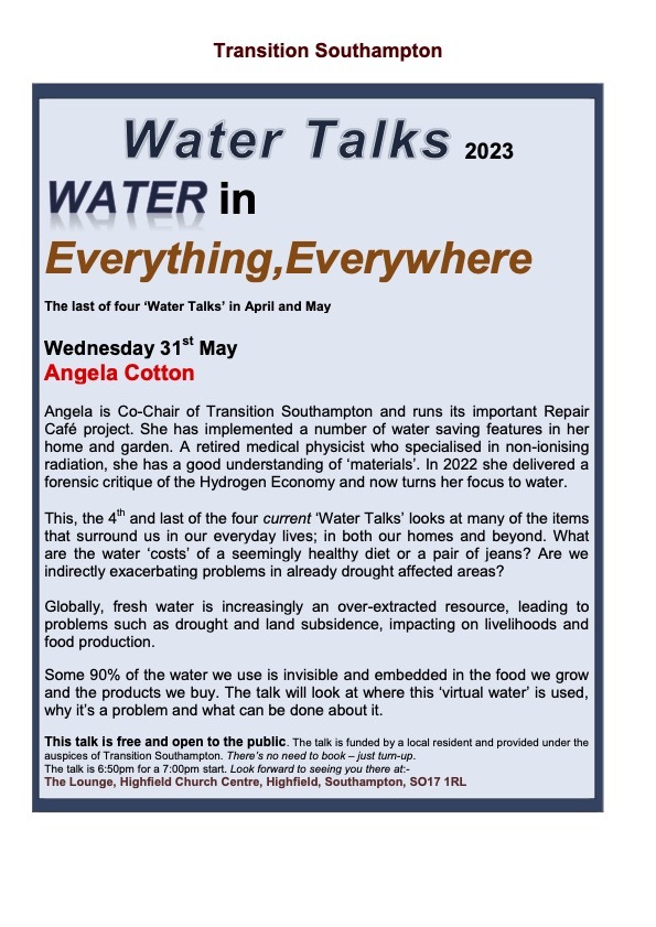 Water Talks - Everywhere Poster 