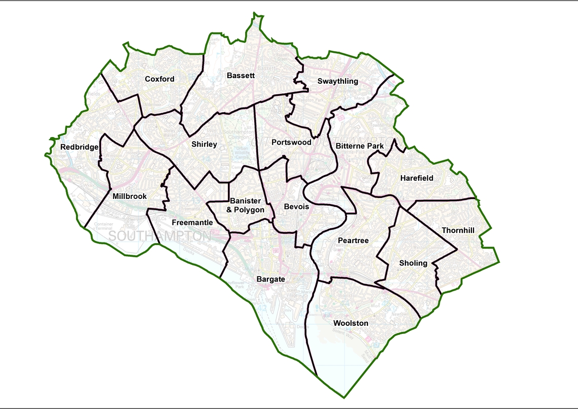 SCC ward map new from 2023 